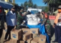 1500 liter miras jenis cap tikus kembali berhasil digagalkan Kodim 1314/Gorontalo Utara bersama anggota gugus tugas di pos perbatasan Atinggola, Gorontalo. (foto:istimewa)
