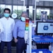 Peluncuran robot pelayanan pasien Covid-19 ciptaan ITS dan Unair. (f.istimewa)