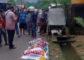Penemuan mayat dalam selokan di Kecamatan Banggai, Banggai Laut, Sulteng. (F. Istimewa)