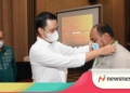 Wakil Walikota Gorontalo Ryan Kono pada pembukaan Diklat UMKM Kota Gorontalo, Kamis (23/6/2021).(f.hms)
