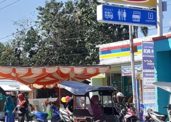 Satu-satunya gerai Indomaret terletak di Kecamatan Paguyaman Kabupaten Boalemo.(F.Istimewa)