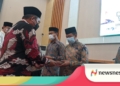 Walikota Gorontalo Marthen Taha melepas sekaligus memberikan motivasi kepada peserta kafilah STQH di tingkat Provinsi Gorontalo.