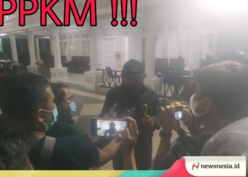 Wali Kota Gorontalo, Marten Taha usai melaksanakan giat Razia Disiplin Protkes. (f. Anki/nn)