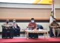 Rapat Forkopimda membahas penanganan Corona Virus.(f.hms)