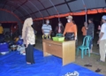 Wakil Bupati Suharsi Igrisa turun lapangan meninjau penanganan banjir.