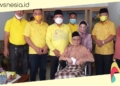 Ketua DPD Partai Golkar Gorontalo, Marten Taha menyambangi kediaman Hi.