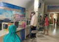 Wakil Ketua DPRD Gorut Hamzah Sidik Djibran saat turun inspeksi disejumlah Organisasi Perangkat Daerah (OPD).(f.istimewa)