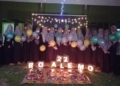 Kemeriahan Persatuan Mahasiswa IAIN SAG Boalemo (PMIB) menyambut peringatan HUT Kabupaten Boalemo ke-22, di Kampus 2 IAIN.