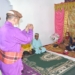 Plt Bupati Boalemo Anas Jusuf didampingi Ketua TP PKK Boalemo Lisna Mohi menghadiri prosesi adat ke tiga camat di masing-masing wilayah pemerintahan.