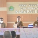 Plt Bupati Boalemo, Anas Jusuf didampingi Sekda Boalemo Sherman Moridu bersama Kadis PU-PR Supandra Nur menyampaikan arahan pada rapat koordinasi perubahan tata ruang daerah Kabupaten Boalemo tahun 2021.