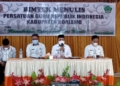 Sekda Boalemo, Sherman Moridu mengajak para guru mampu melahirkan karya tulis tentang perjalanan Boalemo.