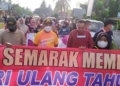 Semarak perayaan HUT ke 148 Tahun Desa Botumoito.