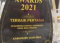 Treasury Award 2021 Kabupaten Boalemo