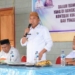 Bupati Boalemo, Anas Jusuf memberikan arahan pada pelaksanaan kontrak kinerja digelar Dinas Perkimhubtan Kabupaten Boalemo.(F.Dok.Pimpinan)
