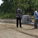 Bupati Boalemo, Anas Jusuf meninjau progres pengerjaan jembatan By Pass di Desa Lahumbo.(f.dok.pimpinan)