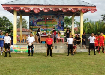 Turnamen Sepak Bola se-Kabupaten Pohuwato di Inisiasi Kepala Desa Mootilango. (f. mus/nn)