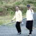Wabup Thariq Modanggu meninjau tambang batu di Desa Mutiara Laut.(f.hms)