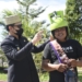 Wakil Walikota Gorontalo, Ryan F Kono saat melepas rombomgan Gojek menuju makam Nani Wartabone dalam rangka peringatan Hari Patriotik 23 Januari 2022. (istimewa)