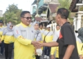 Wali Kota Gorontalo, Marten dalam kesempatan Silaturahim dengan warga Gorontalo di Manado lewat Tour De Moladu yang digelar IKA HMIG. (f. istimewa)