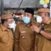 Gubernur Gorontalo, Rusli Habibie bersama Bupati Boalemo, Anas Jusuf dan Sekda Boalemo Sherman Moridu.