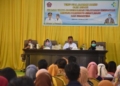 Pertemuan Bupati Pohuwato Saipul Mbuinga dengan para Kepala Puskesmas.(f.istimewa)