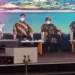 Wabup Gorut Thariq Modanggu saat memimpin acara Talkshow Rakernas Aspeksindo di Jakarta. (f.hms/kominfo)