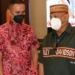 Gubernur Gorontalo Rusli Habibie bersama Pangdam XIII/Merdeka, Mayjen TNI Alfred