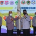 Sekda Bone Bolango, Ishak Ntoma, resmi dikukuhkan sebagai Ketua Forsesdasi Provinsi Gorontalo periode 2021-2024 oleh Sekda Provinsi Gorontalo, Darda Darada.(F.AKP/Diskominfo)
