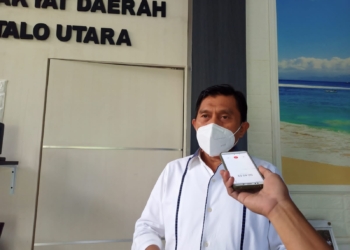 Wakil Ketua I DPRD Gorontalo Utara, Roni Imran. (f.NN)