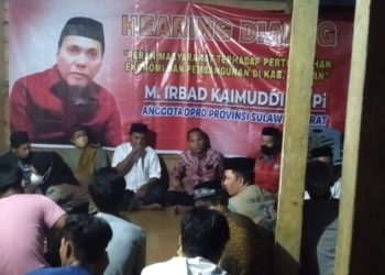 Hearing Dialog Aleg Irbad di Desa Piriang Tapiko, Kecamatan Tutar, Polman.