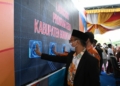 Launching program Ceria tepat di momentum HUT ke- 15 Kabupaten Gorut. (Foto : hmskominfo_gorut)