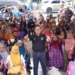 Wali Kota Gorontalo, Marten Taha bersama ratusan warga Bone Raya. (dok. anki/nn)