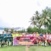 Turnamen sepak bola di Kabila digelar melalui kerja sama KKP UNG dan Karang Taruna Ratu Wangi. (dok. mus/nn)