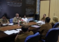 Rapat evaluasi pelaksanaan seleksi Direktur PUDAM Tirta Gerbang Emas dipimpin langsung Plt Bupati Gorut, Thariq Modanggu. (Foto : hmskominfo_gorut)