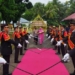 Penyambutan Kapolres Boalemo, AKBP Deddy Herman, S.IK saat kegiatan pisah sambut Kapolres Boalemo.(F.Istimewa)