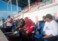 Pj Bupati Boalemo, Hendriwan mencanangkan HUT Proklamasi RI ke 77 tahun 2022 di Lapangan Stadion Pemuda Boalemo.(F.Eca-NN)