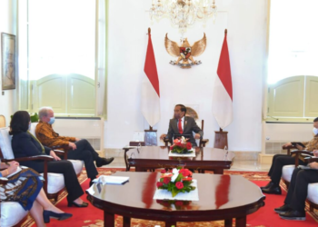 Presiden Joko Widodo menerima delegasi Bank Dunia di Istana Merdeka, Jakarta, pada Kamis, 14 Juli 2022. Foto: BPMI Setpres/Rusman