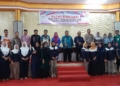 Rapat evaluasi penyaluran sembako di hadiri Pj Bupati Boalemo Hendiwan.