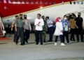 Presiden Jokowi bersama rombongan tiba di Papua-(F.Humas Polda Papua)