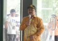 Sekretaris Daerah Kabupaten Boalemo Sherman Moridu, mendampingi Ketua Tim Pamen Dermabesad AD Kolonel Infantri Hariyanto S.sos, dalam Meninjau pembangunan Kodim Boalemo yang berada di Desa Lahumbo, Kecamatan Tilamuta. Senin 01 September 2022.