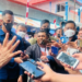 Presiden Joko Widodo menyampaikan keterangannya kepada awak media di Pasar Rakyat Jailolo, Kabupaten Halmahera Barat, Provinsi Maluku Utara, pada Rabu, 28 September 2022. Foto: BPMI Setpres/Laily Rachev