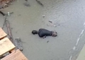 Penemuan Mayat yang diduga ODGJ di Kota Gorontalo. (dok. istimewa)