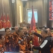 Sekjen PP  Arif Rahman saat menyerahkan bendera petaka ke Ketua Terpilih PP Gorontalo, Afandy Laya. (dok. Anq/nn)