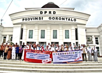 Organisasi Profesi Kesehatan Se-Gorontalo menolak RUU Kesehatan Omnibuslaw. (sumber: IDI Wilayah Gorontalo)