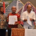 Bupati Pohuwato Saipul Mbuinga usai serah terima hibah BMN dari Kementerian PUPR.