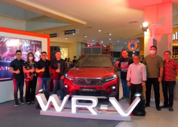 Honda WR-V saat dipamerkan di City Mall Gorontalo, Kota Gorontalo. (dok. istimewa)