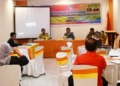 Kumperindag Kabupaten Boalemo menggelar FGD berkaitan rencana induk pembangunan industri kabupaten.(f.istimewa)