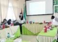 Puskesmas Paguyaman menggelar mini lokakarya lintas sektor triwulan III tahun 2022.(f.istimewa)