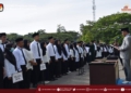 Pelantikan PPS se Kabupaten Gorontalo. Kabgor menjadi daerah terbanyak jumlah PPS yakni 615 orang.