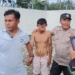 Seorang pemuda di Pohuwato diamankan karena nekat memanjat tower telkom-(f.istimewa)